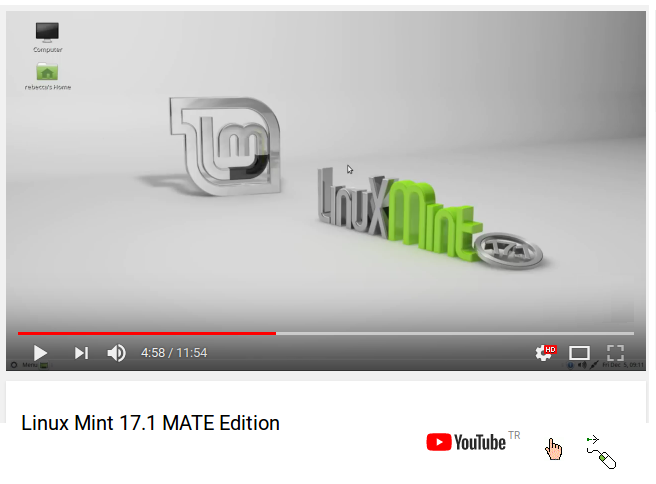 Linux Mint Mate masaüstü
                video