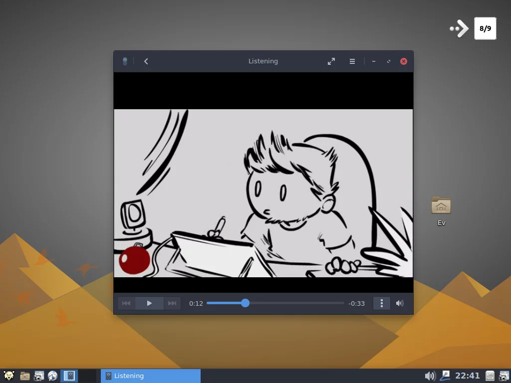Linux Pardus 17
            bilgisayar işletim sistemi, Masaüstü XFCE