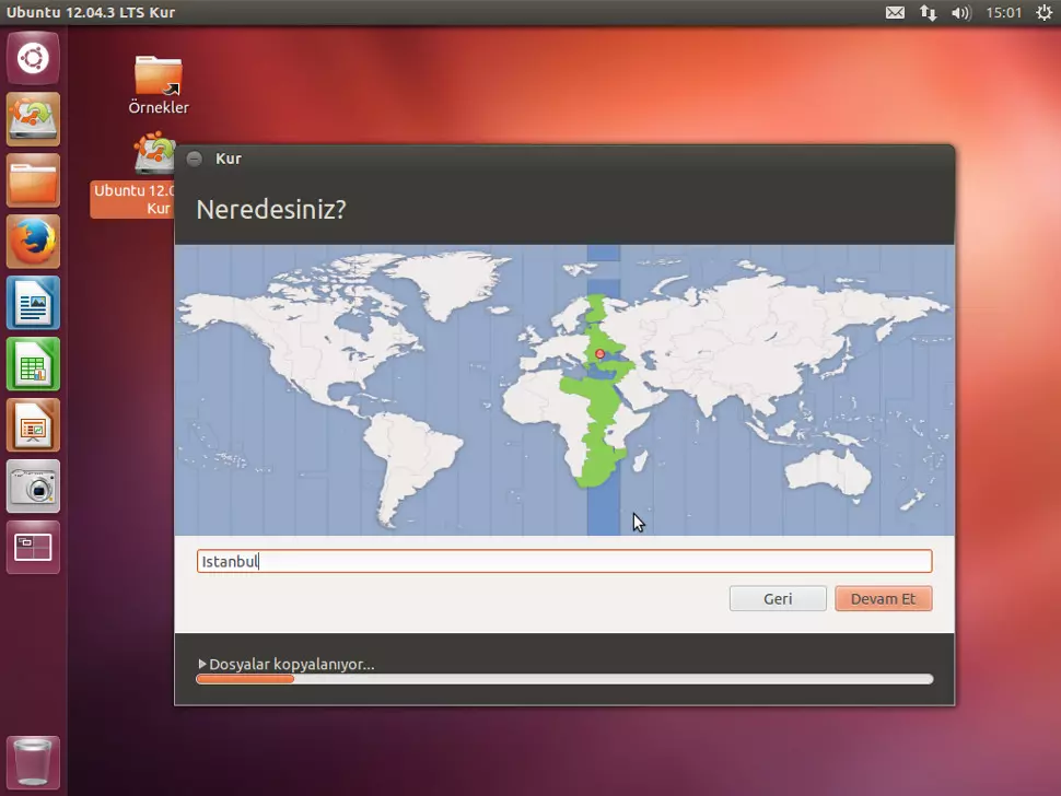 USB mini disk ( sdb) - Disk'i formatlayarak bir bölüm
            oluşturmak ve o disk bölümüne ( sdb1 ) Linux Ubuntu LTS
            bilgisayar işletim sistemi yüklemek