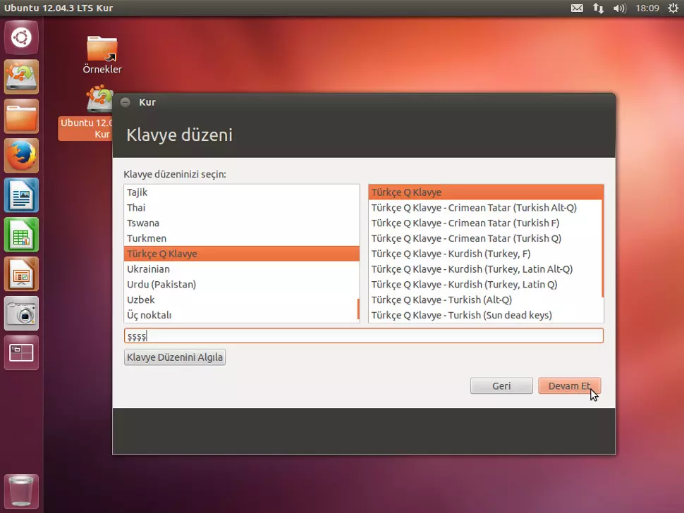 USB mini disk ( sdb) - Disk'i formatlayarak bir bölüm
            oluşturmak ve o disk bölümüne ( sdb1 ) Linux Ubuntu LTS
            bilgisayar işletim sistemi yüklemek